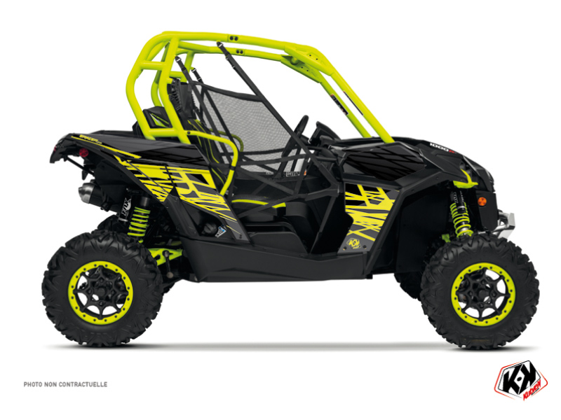 Kit Decor SSV Eraser Can Am Maverick Neon Grigio (2013-2017)