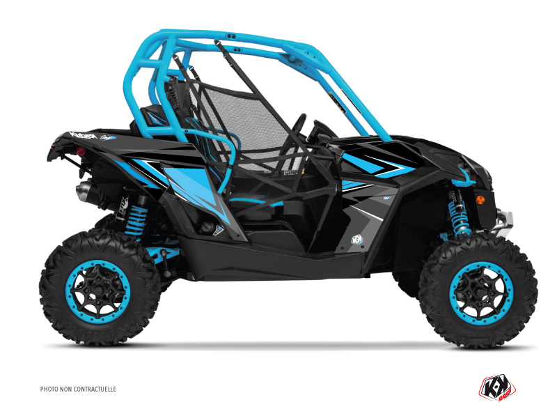 Kit Decor SSV Stage Can Am Maverick Blu Grigio (2013-2017)