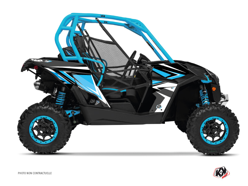 Kit Decor SSV Stage Can Am Maverick Blu Bianco (2013-2017)