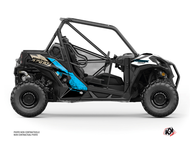 Kit Decor SSV Kraft Can Am Maverick Sport Bianco Blu (2018-2023)