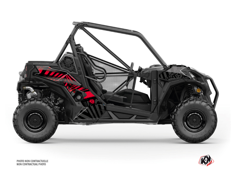 Kit Decor SSV Kollector Can Am Maverick Sport Nero Rosso (2018-2023)