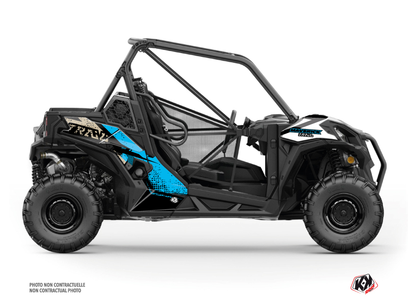 Kit Decor SSV Kraft Can Am Maverick Trail Bianco Blu (2018-2023)