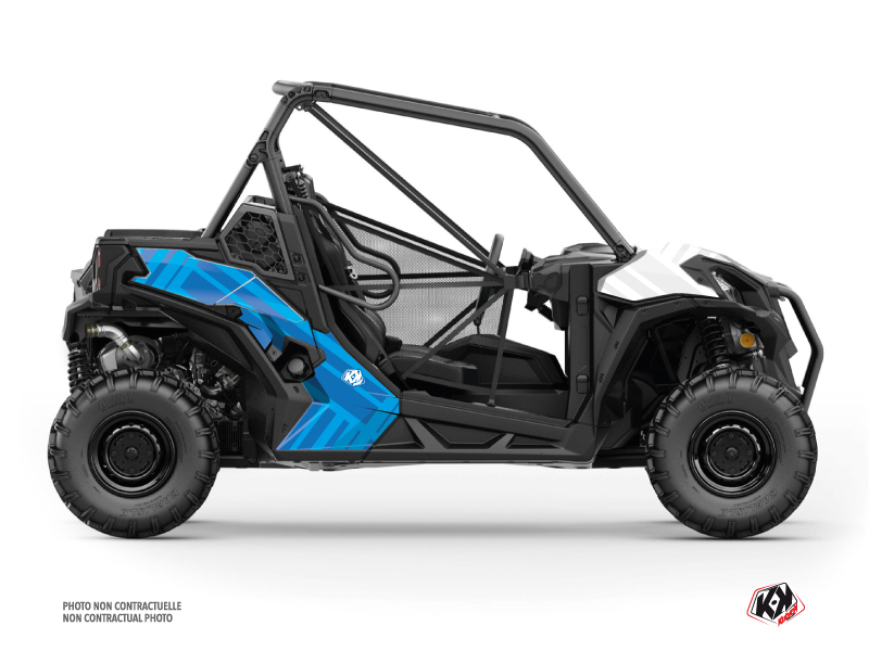Kit Decor SSV Kinetik Can Am Maverick Trail Bianco Blu (2018-2023)