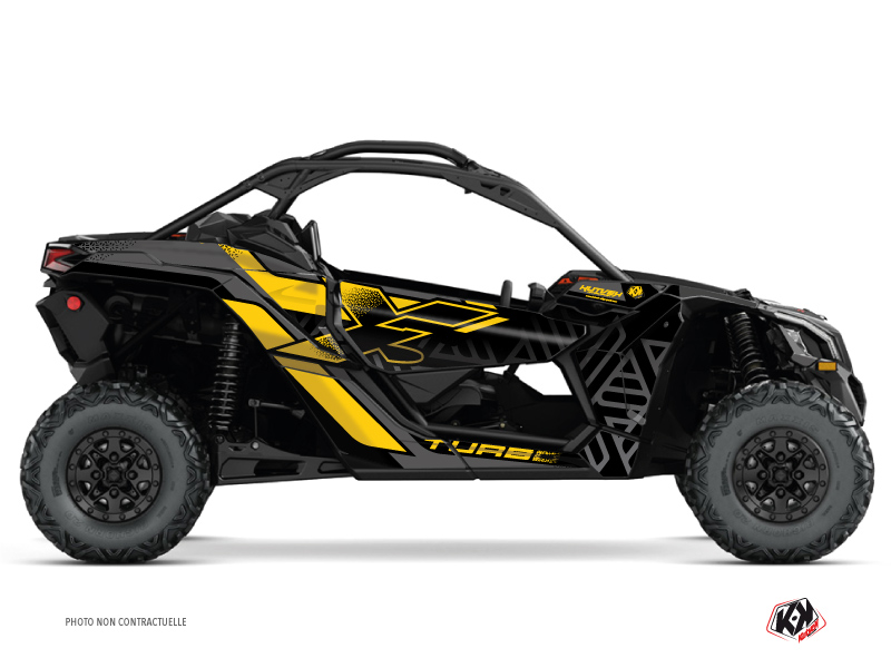 Kit Decor SSV Alpha Can Am Maverick X3 Nero Giallo (2017-2023)