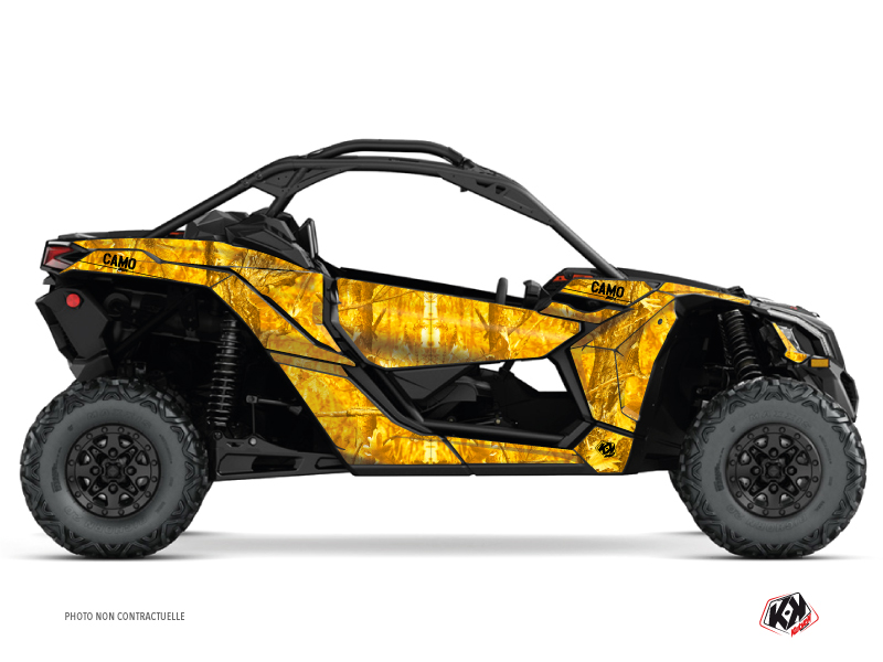 Kit Decor SSV Camo Can Am Maverick X3 Giallo (2017-2023)