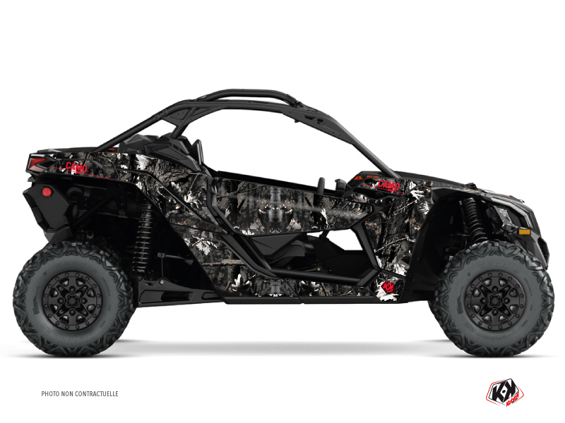 Kit Decor SSV Camo Can Am Maverick X3 Nero Bianco (2017-2023)
