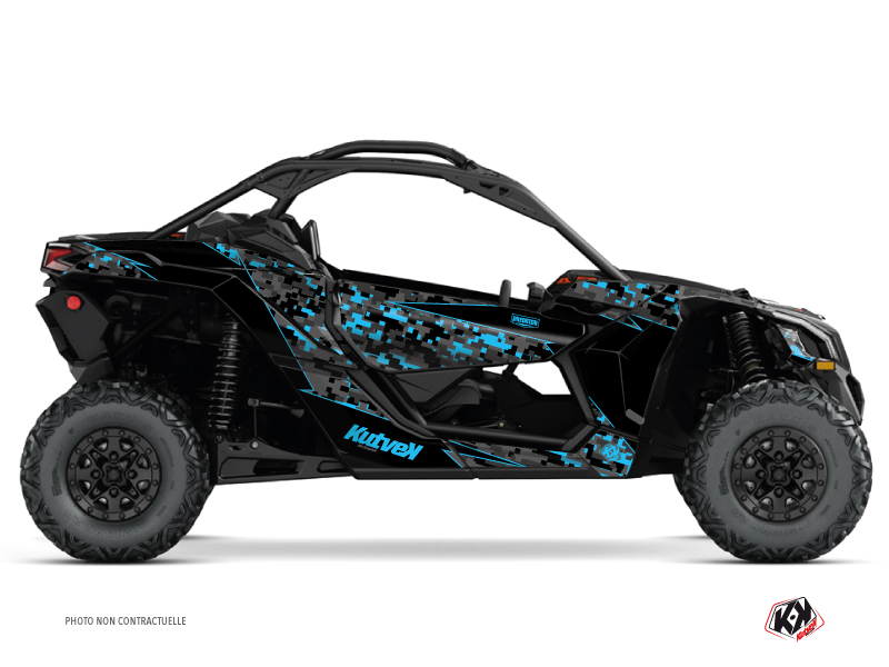Kit Decor SSV Predator Can Am Maverick X3 Nero Blu (2017-2023)
