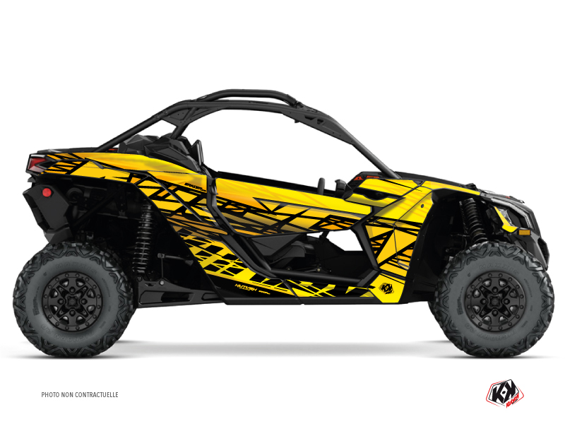 Kit Decor SSV Eraser Can Am Maverick X3 Giallo (2017-2023)