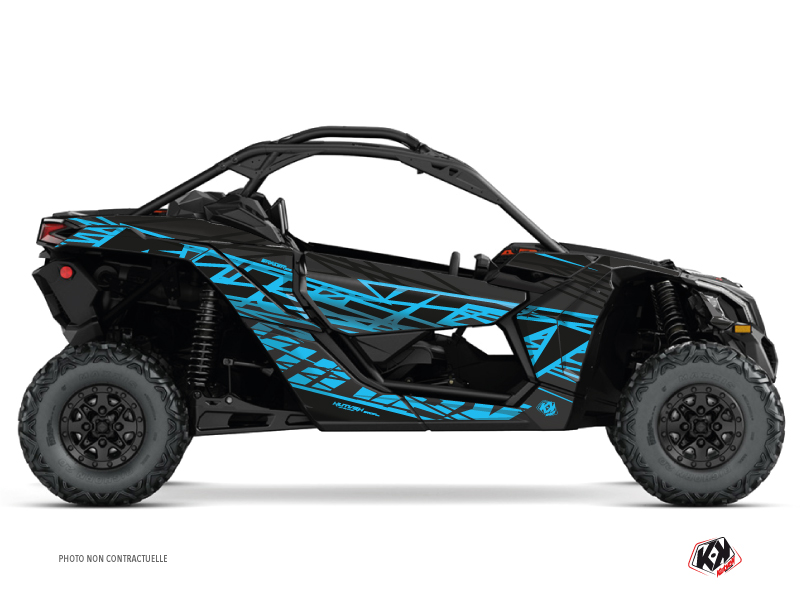 Kit Decor SSV Eraser Can Am Maverick X3 Nero Blu (2017-2023)