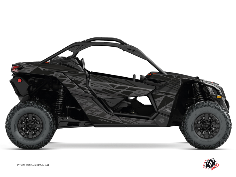 Kit Decor SSV Eraser Can Am Maverick X3 Nero Grigio (2017-2023)