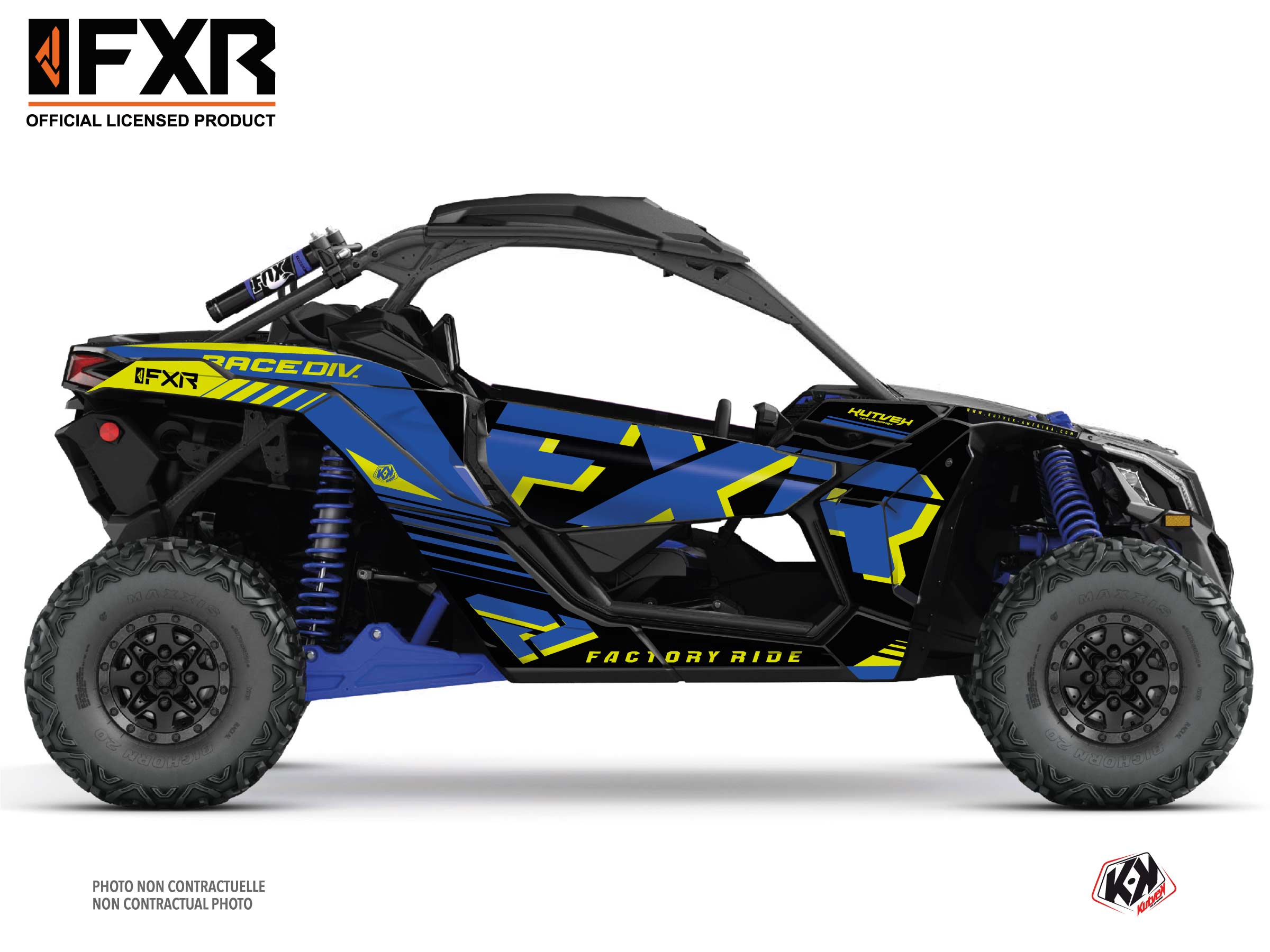 Kit Decor SSV FXR N1 Can Am Maverick X3 Blu (2017-2023)