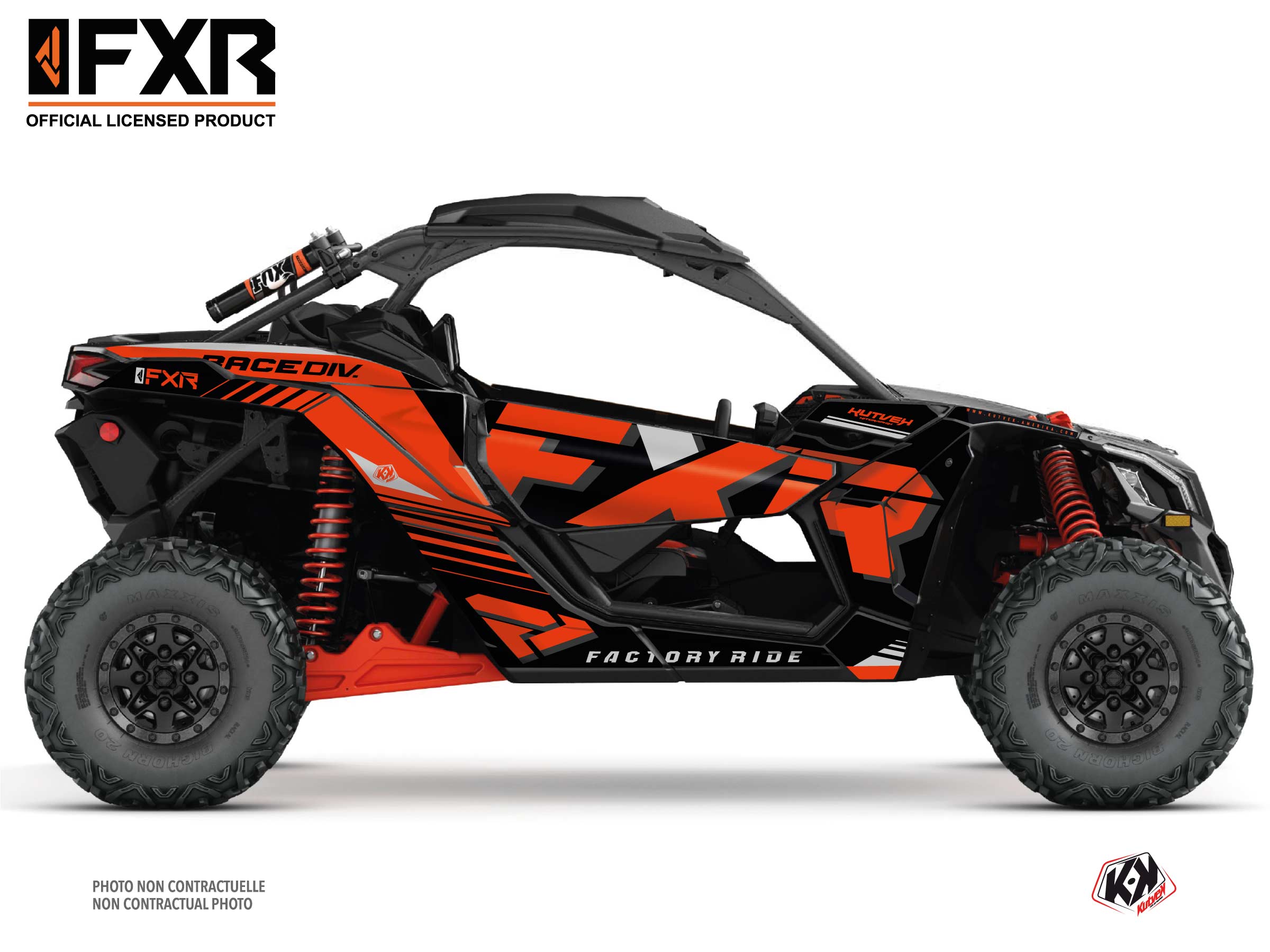 Kit Decor SSV FXR N1 Can Am Maverick X3 Rosso (2017-2023)