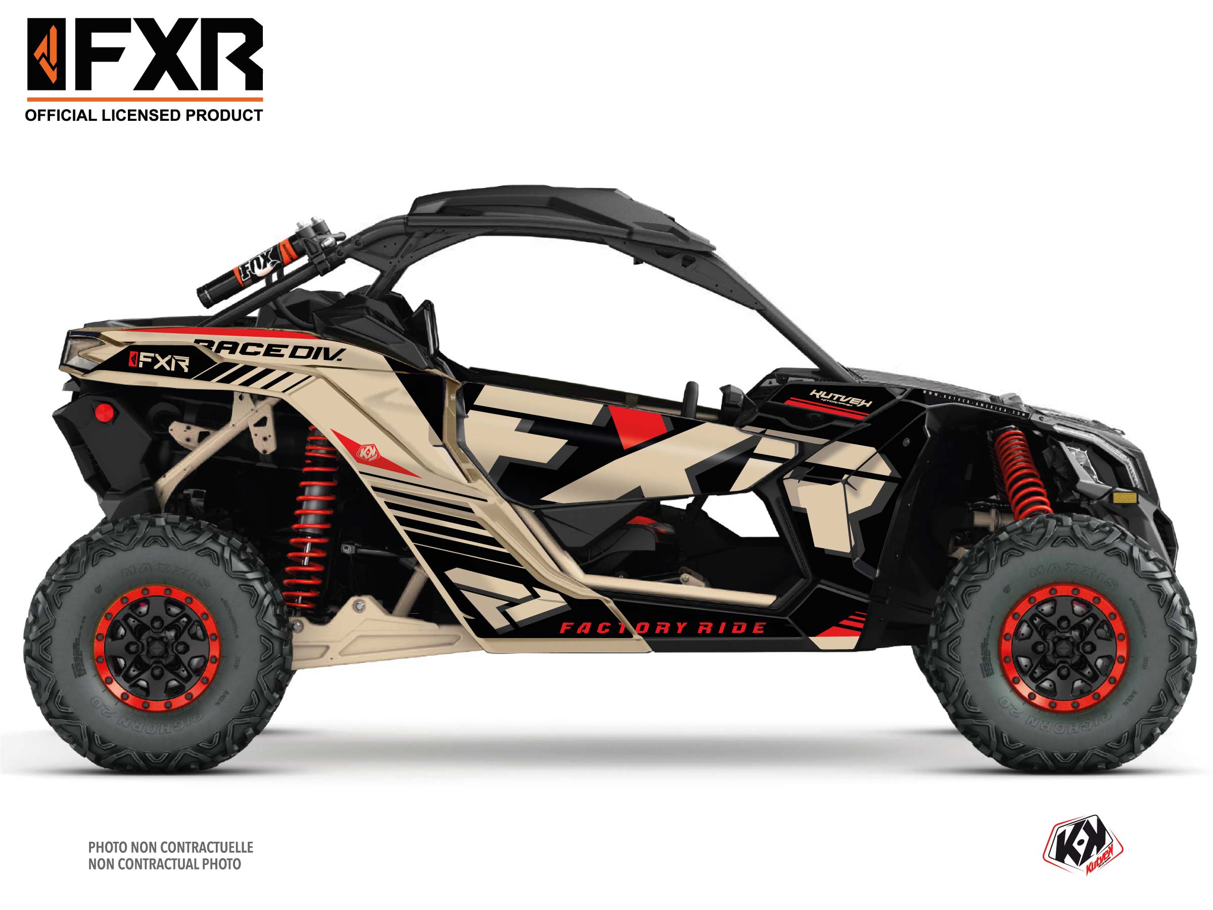Kit Decor SSV FXR N1 Can Am Maverick X3 Sabbia (2017-2023)
