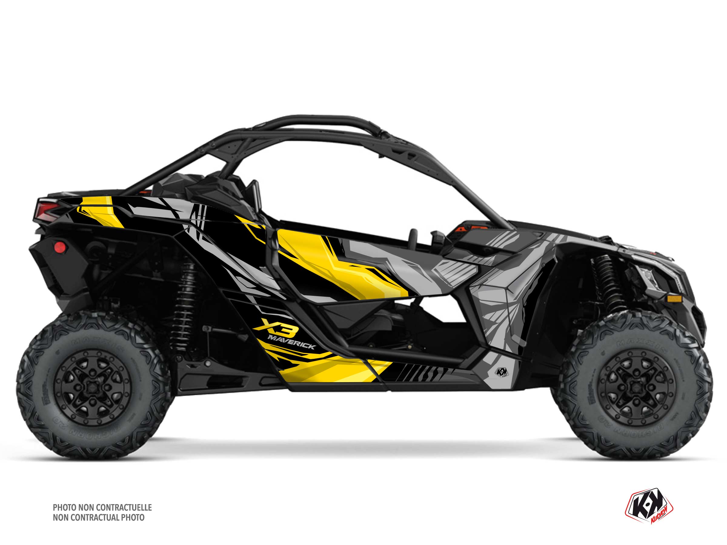 Kit Decor SSV Kliff Can Am Maverick X3 Giallo (2017-2023)