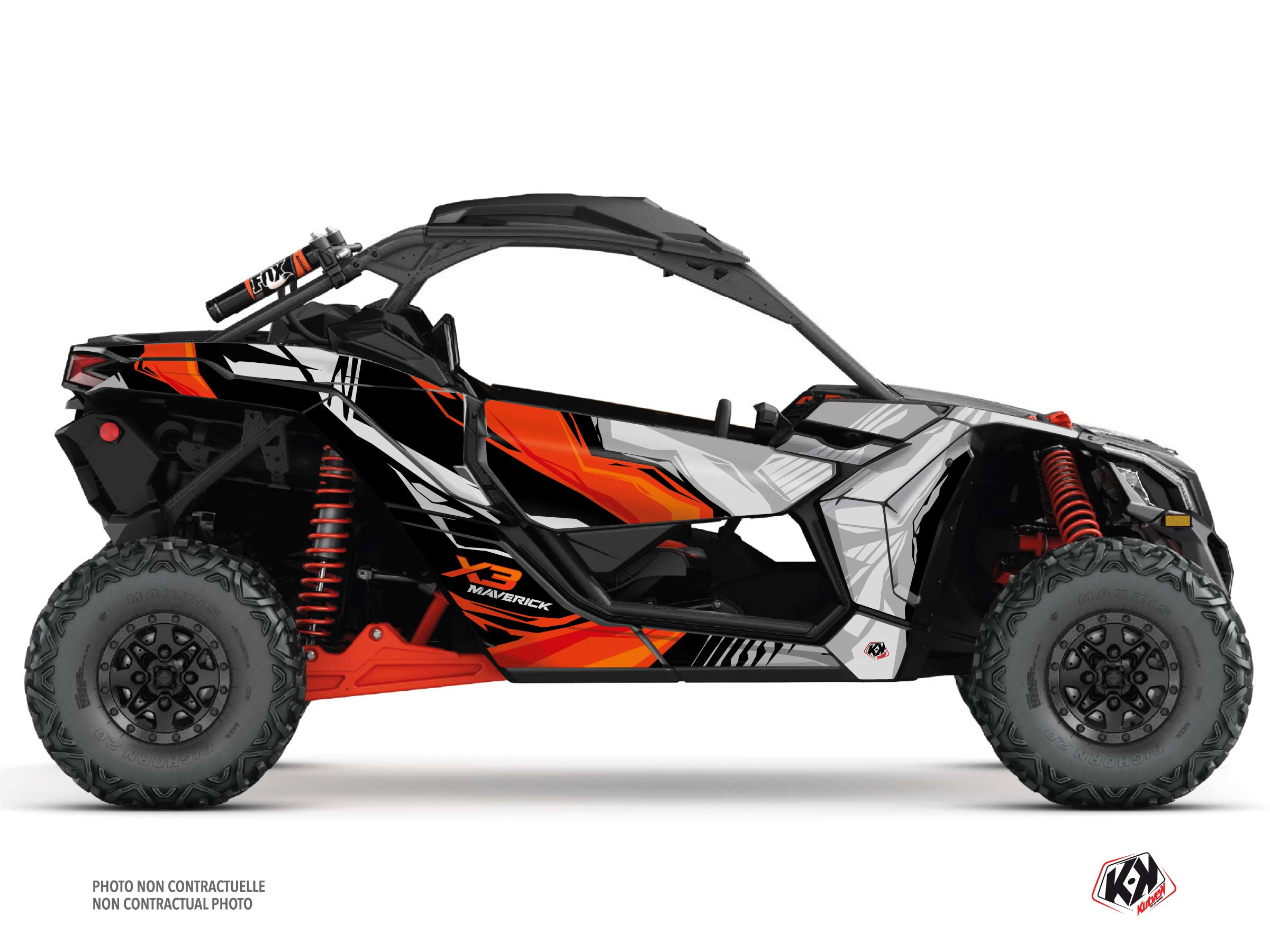 Kit Decor SSV Kliff Can Am Maverick X3 Rosso (2017-2023)