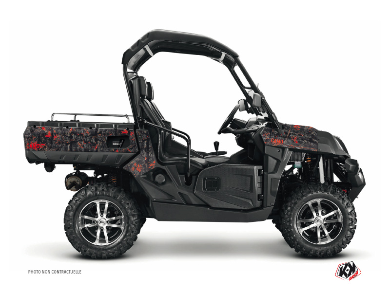 Kit Decor SSV Camo CF Moto U Force 800 Nero Rosso (2013-2023)