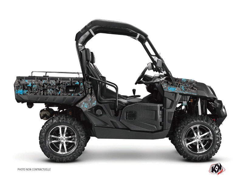 Kit Decor SSV Camo CF Moto U Force 800 Nero Blu (2013-2023)