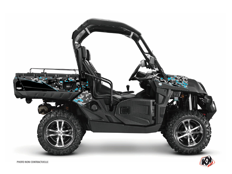 Kit Decor SSV Predator CF Moto U Force 800 Nero Turchese (2013-2023)