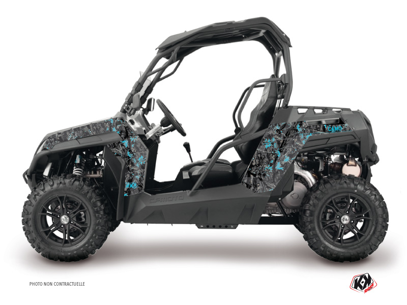 Kit Decor SSV Camo CF Moto Z Force 800 Nero Blu (2013-2023)