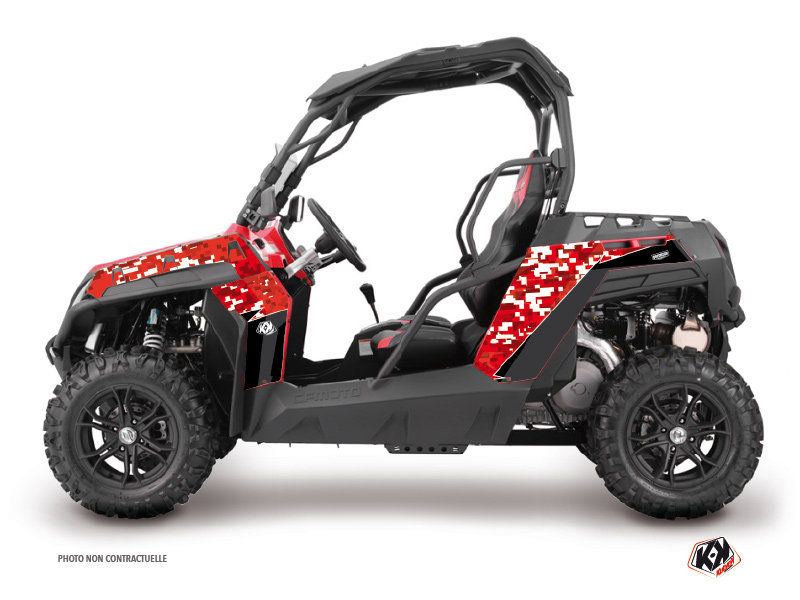Kit Decor SSV Predator CF Moto Z Force 800 Rosso (2013-2023)