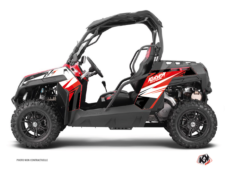 Kit Decor SSV Stage CF Moto Z Force 1000 Nero Rosso (2017-2023)