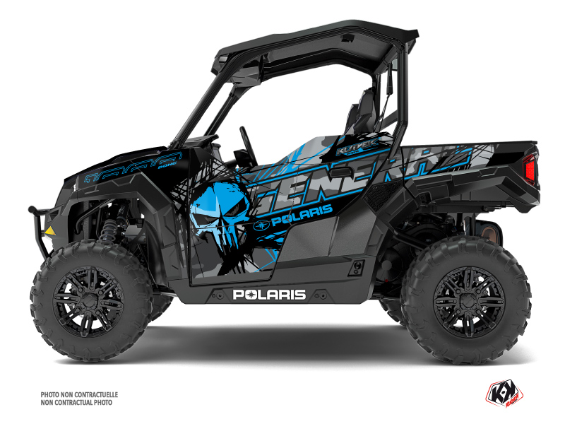 Kit Decor SSV Evil Polaris GENERAL 1000 Grigio Blu (2016-2021)