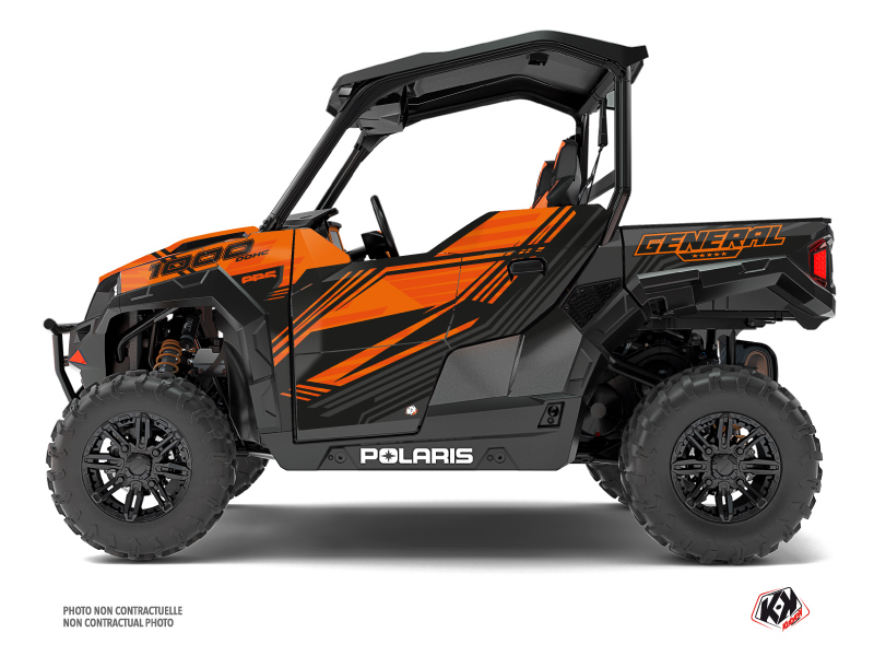 Kit Decor SSV Graphite Polaris GENERAL 1000 Arancione (2016-2021)