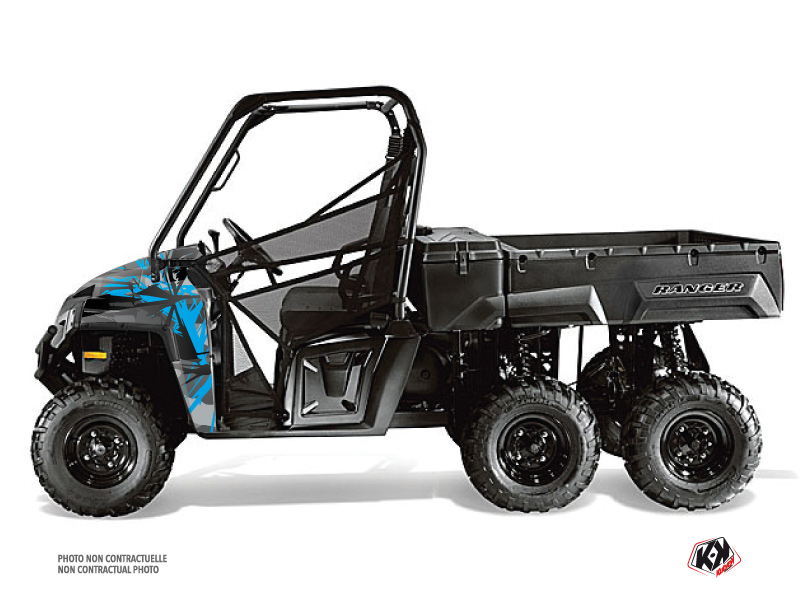 Kit Decor SSV Evil Polaris Ranger 6x6 Grigio Blu (2014-2016)