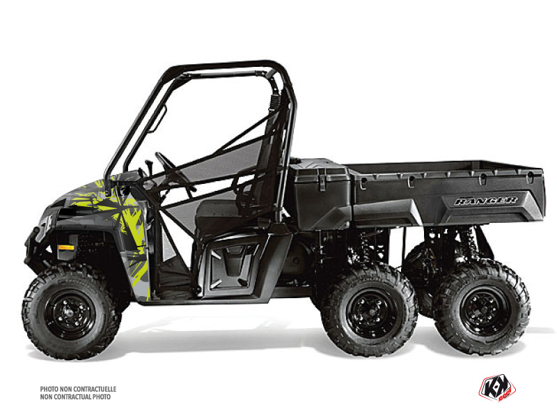 Kit Decor SSV Evil Polaris Ranger 6x6 Grigio Verde (2014-2016)