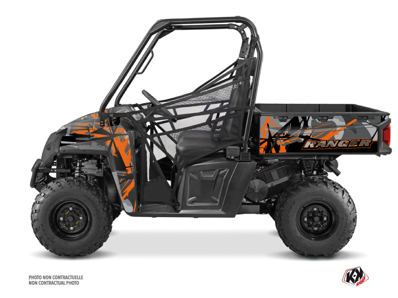 Kit Decor SSV Evil Polaris Ranger 570 FULL Grigio Arancione (2015)