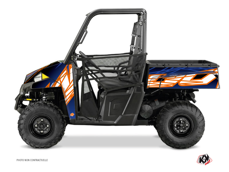 Kit Decor SSV Eraser Polaris Ranger 900 XP Blu Arancione (2012-2015)
