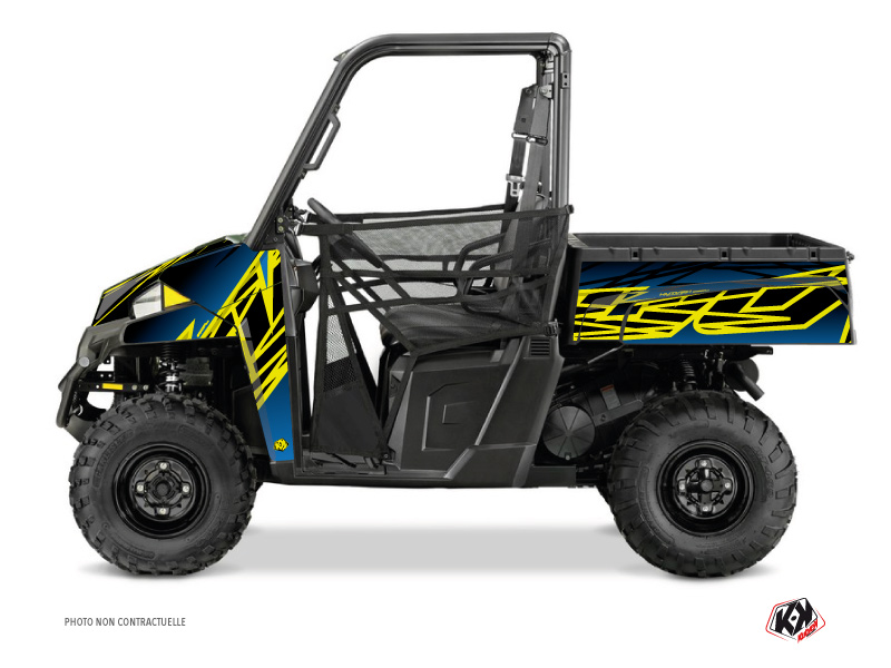 Kit Decor SSV Eraser Polaris Ranger 900 XP Neon Blu (2012-2015)