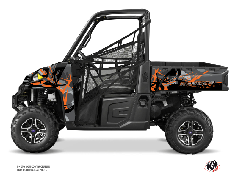 Kit Decor SSV Evil Polaris Ranger 900 XP Grigio Arancione (2016)
