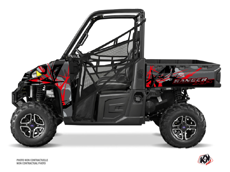 Kit Decor SSV Evil Polaris Ranger 900 XP Grigio Rosso (2017-2019)