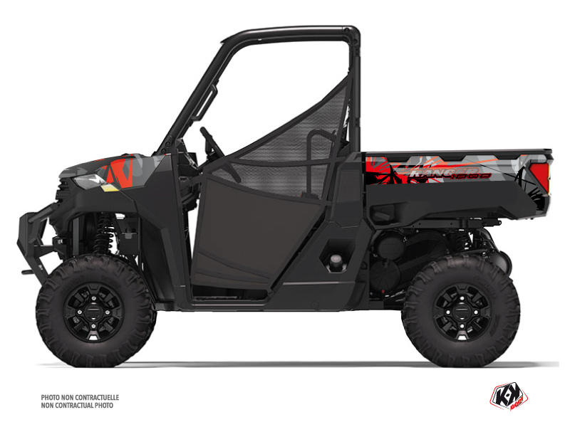 Kit Decor SSV Evil Polaris Ranger 1000 Grigio Rosso (2020-2021)