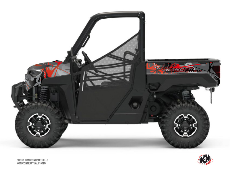 Kit Decor SSV Evil Polaris Ranger 1000 XP Grigio Rosso (2017)
