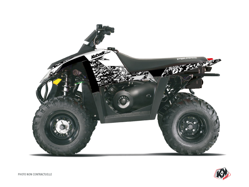Kit Decorazione Quad Predator Polaris Scrambler 500 Bianco (2010-2013)