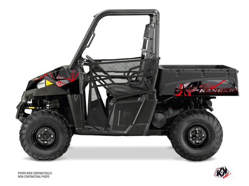 Kit Decor SSV Evil Polaris Ranger 570 Grigio Rosso (2022-2023)