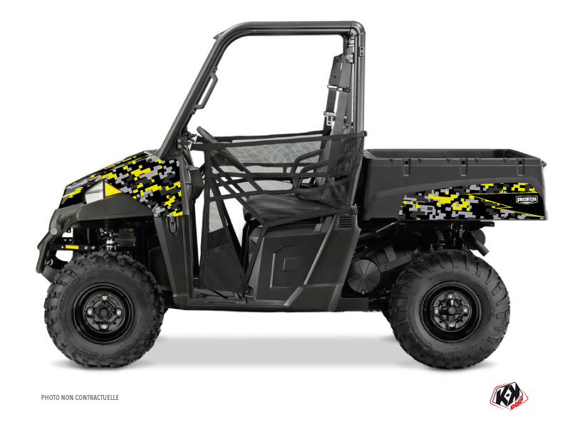 Kit Decor SSV Predator Polaris Ranger 570 Nero Grigio Giallo (2022-2023)