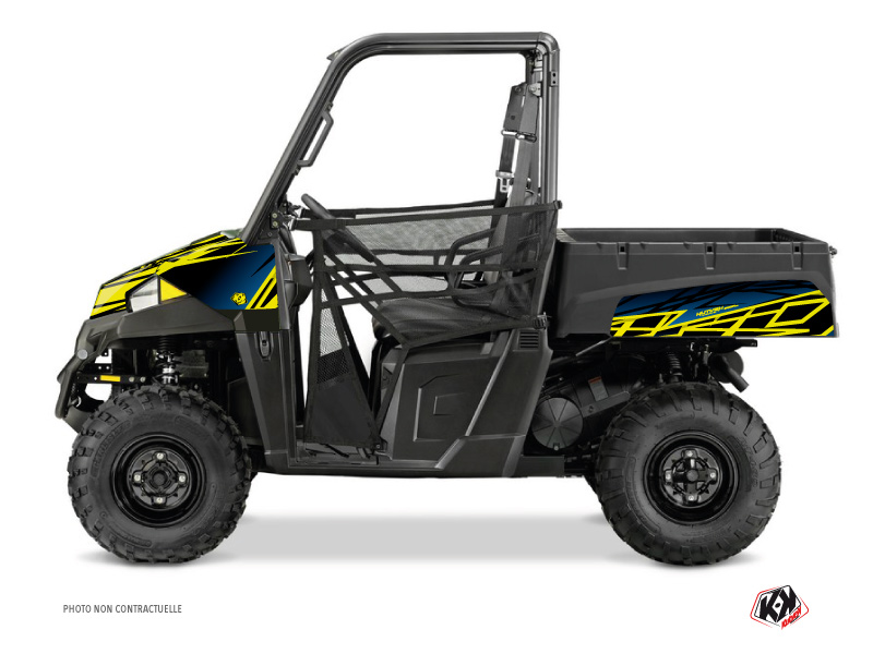 Kit Decor SSV Eraser Polaris Ranger 570 Neon Blu (2022-2023)