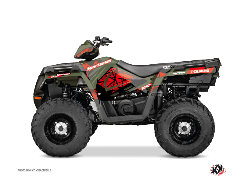 Kit Decorazione Quad Spin Polaris 570 Sportsman Forest Rosso (2014-2017)