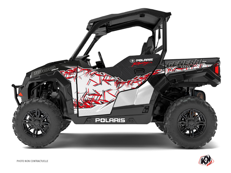 Kit Decor SSV Action Polaris GENERAL 1000 Rosso Bianco (2022-2023)