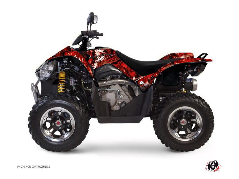 Kit Decor Quad Camo Kymco 450 MAXXER Rosso (2010-2023)