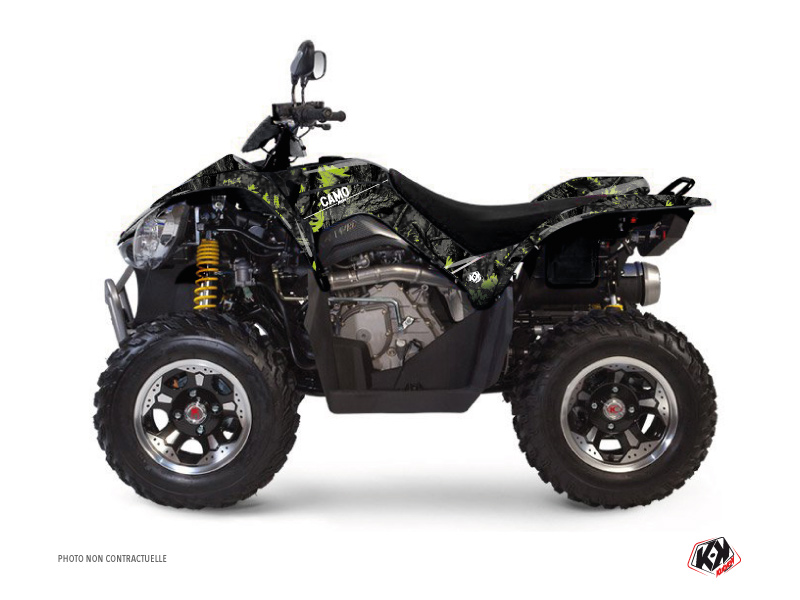 Kit Decor Quad Camo Kymco 450 MAXXER Nero Verde (2010-2023)
