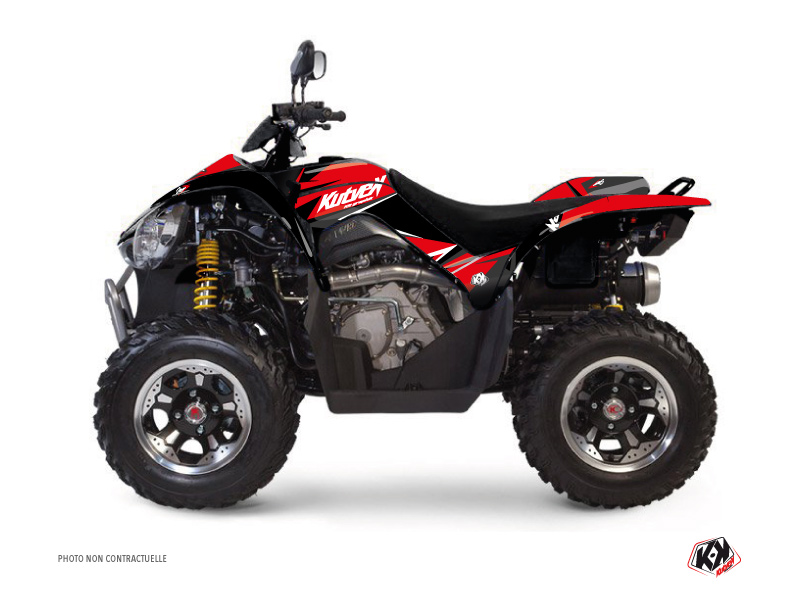 Kit Decor Quad Stage Kymco 450 MAXXER Rosso Nero (2010-2023)