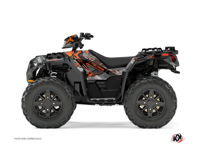 Kit Decorazione Quad Evil Polaris 850 Sportsman Forest Grigio Arancione (2013-2016)