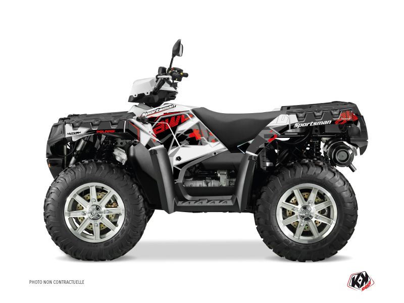 Kit Decor Quad Visor Polaris 850 Sportsman Forest Rosso (2017-2020)