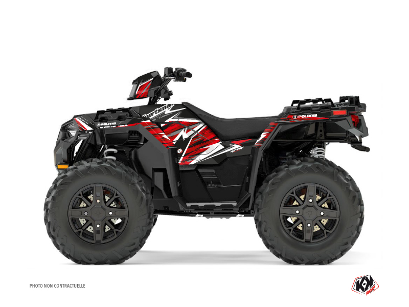 Kit Decor Quad Jungle Polaris 850 Sportsman Forest Nero Rosso (2017-2020)