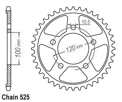 Corona - 525 - 43 denti - Made in Germania