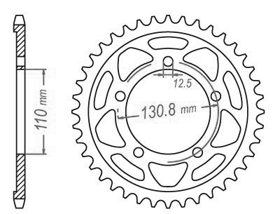 BMW Steel Crown - 525 - 45 denti - simile JTR7 - Made in Germania